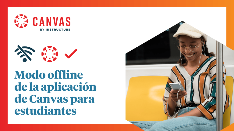 Modo offline de la aplicación de Canvas para estudiantes