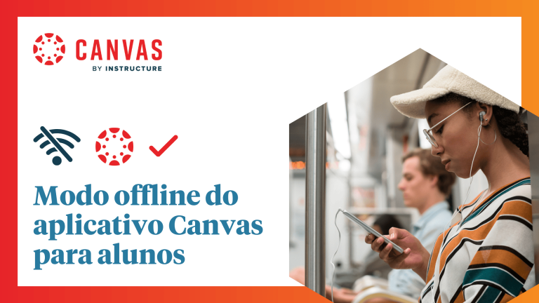 Modo offline do aplicativo Canvas para alunos